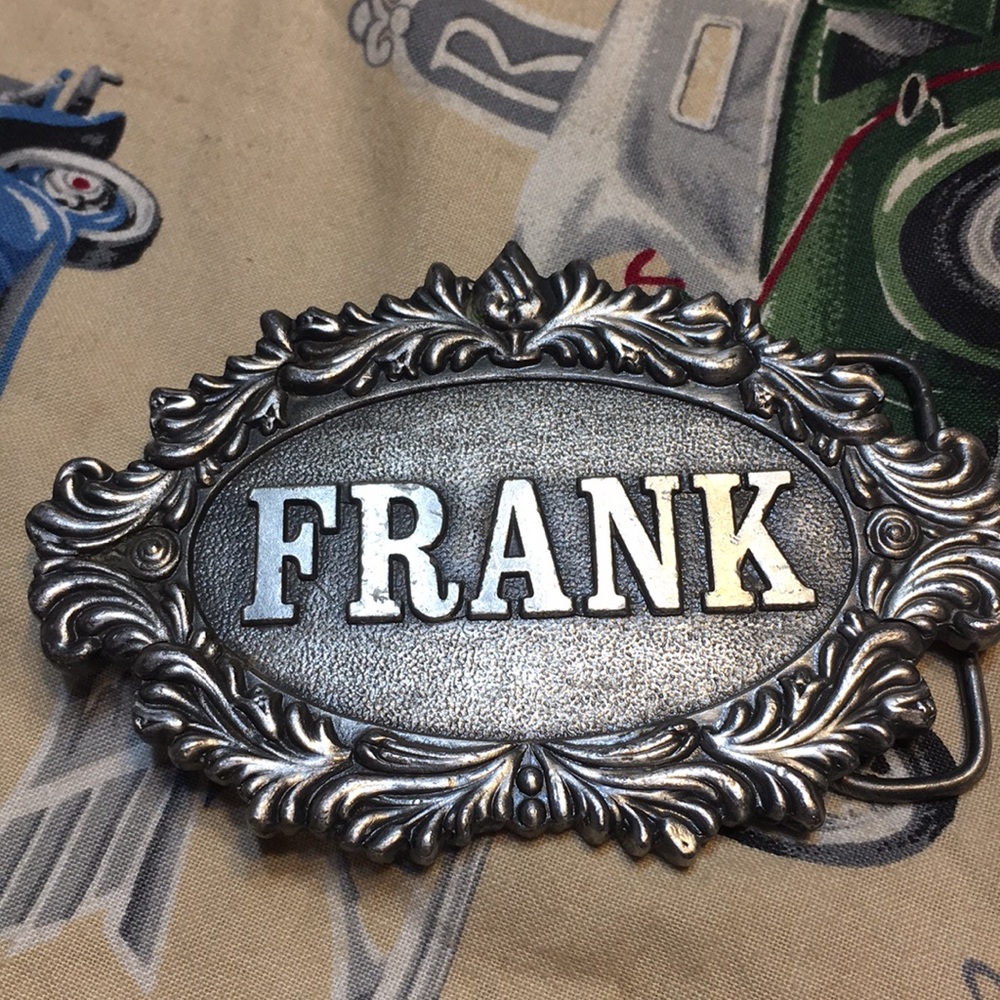 Captain hawk sky and novelty co belt buckle